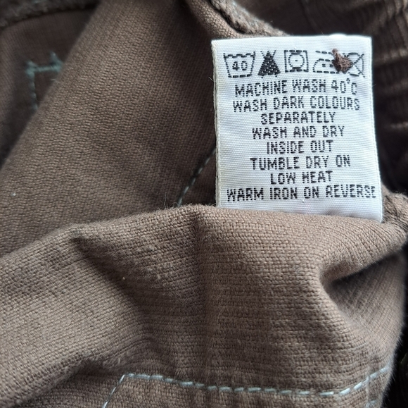 Mini Boden brown Patchwork corduroy flowers girls pants size 11-12Y - Picture 16 of 16